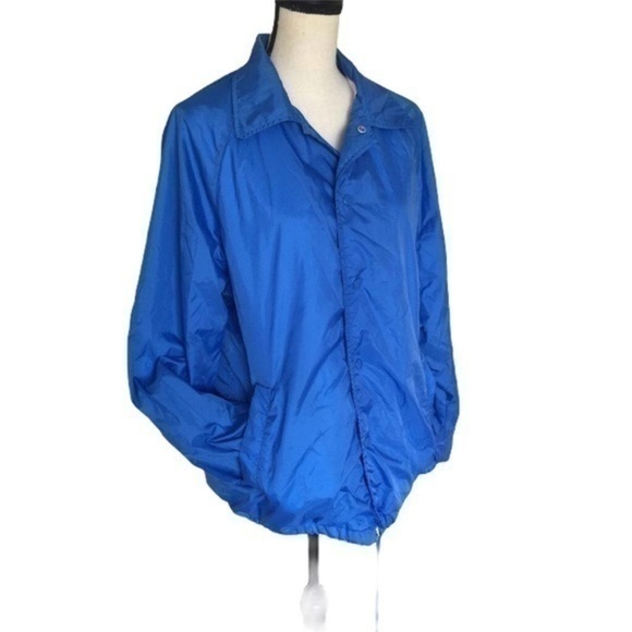 Vintage Eagle Ridge Sport Blue Windbreaker Size M - Picture 2 of 8